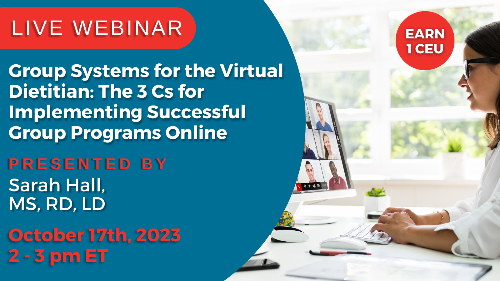 Exclusive 1 CEU Webinar Presentation | October 17, 2023